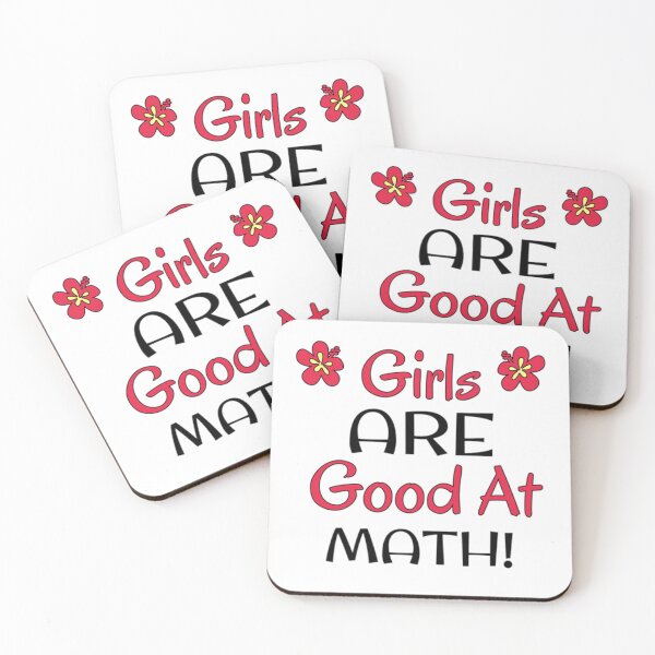 Item preview, Girls ARE Good at Math! designed and sold by Discotish.