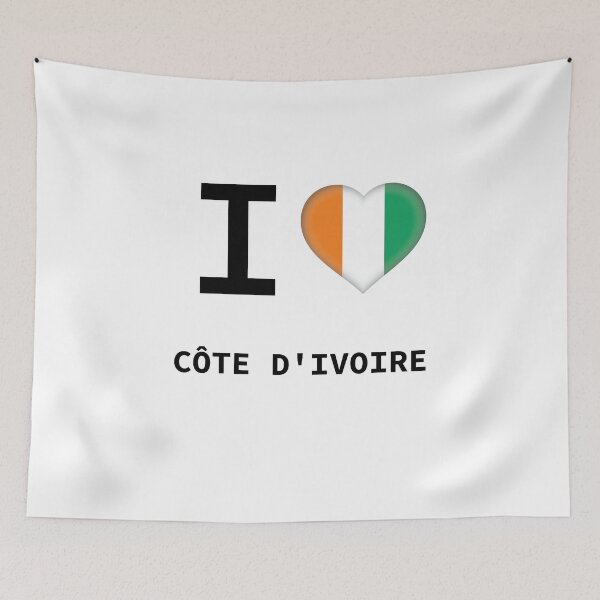 Item preview, I HEART CÔTE D'IVOIRE designed and sold by Mxdesign888.