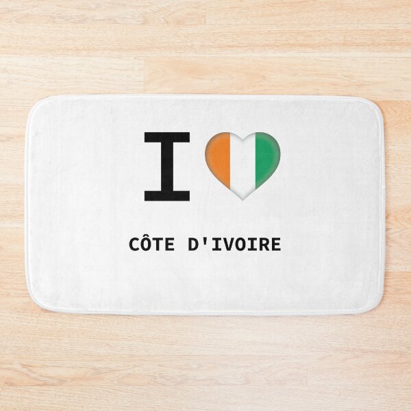 Item preview, I HEART CÔTE D'IVOIRE designed and sold by Mxdesign888.