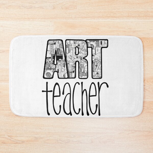 Item preview, Art Supplies Line Doodle Teacher Tee designed and sold by thecraftace.