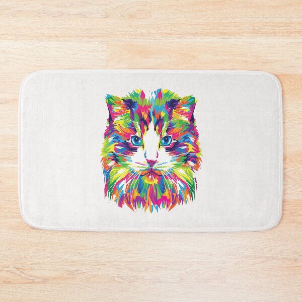 Item preview, 82 Cute Rainbow Face Kitty , Cat Lovers designed and sold by Ouais  Malak.