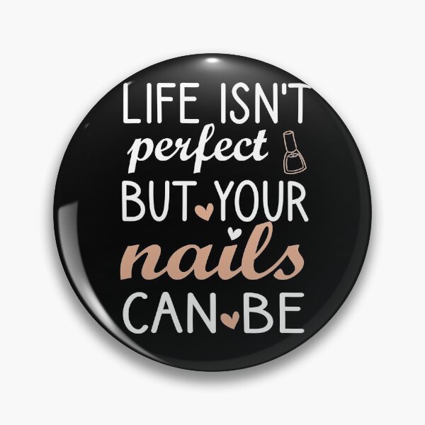 Item preview, life isn't perfect but your nails can be , Nail , Nail Tech Gift, Manicurist / Manicurist Gift / Gift for Manicurist / funny Manicurist  / Manicurists floral style designed and sold by Chamssou.
