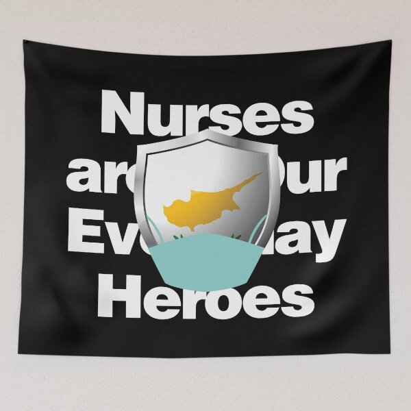 Item preview, Cyprus Nurses are Everyday Heroes designed and sold by HelloFromAja.