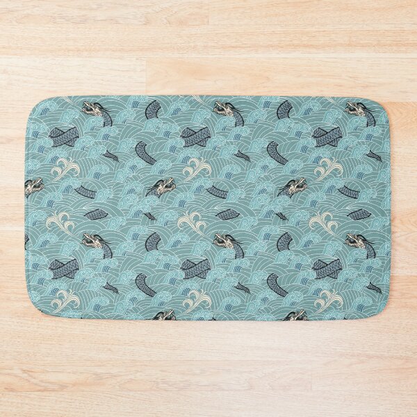 Item preview, Eastern Dragon Ocean Pattern designed and sold by Foxicopter.