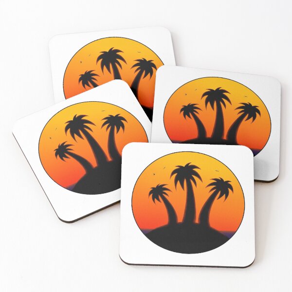 Item preview, Sunset And Palmtrees designed and sold by Celiina.