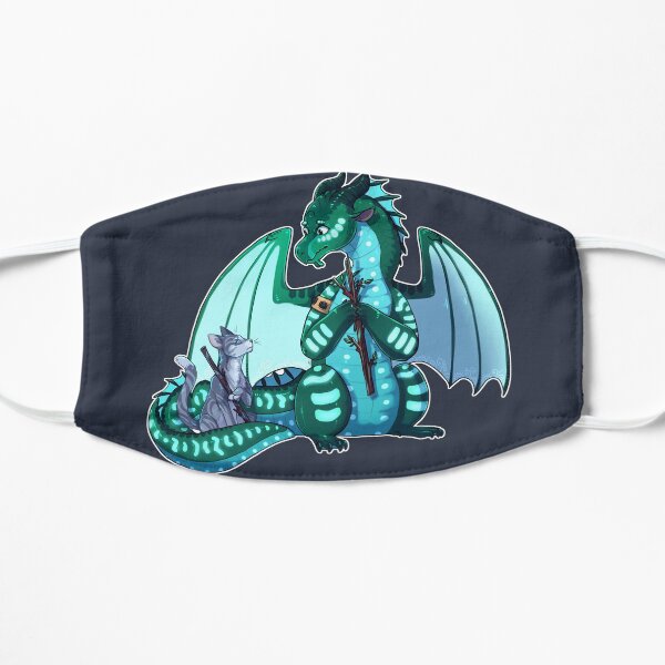 Wings of Fire & Warriors - Turtle and Jayfeather - Stick Bois Flat Mask