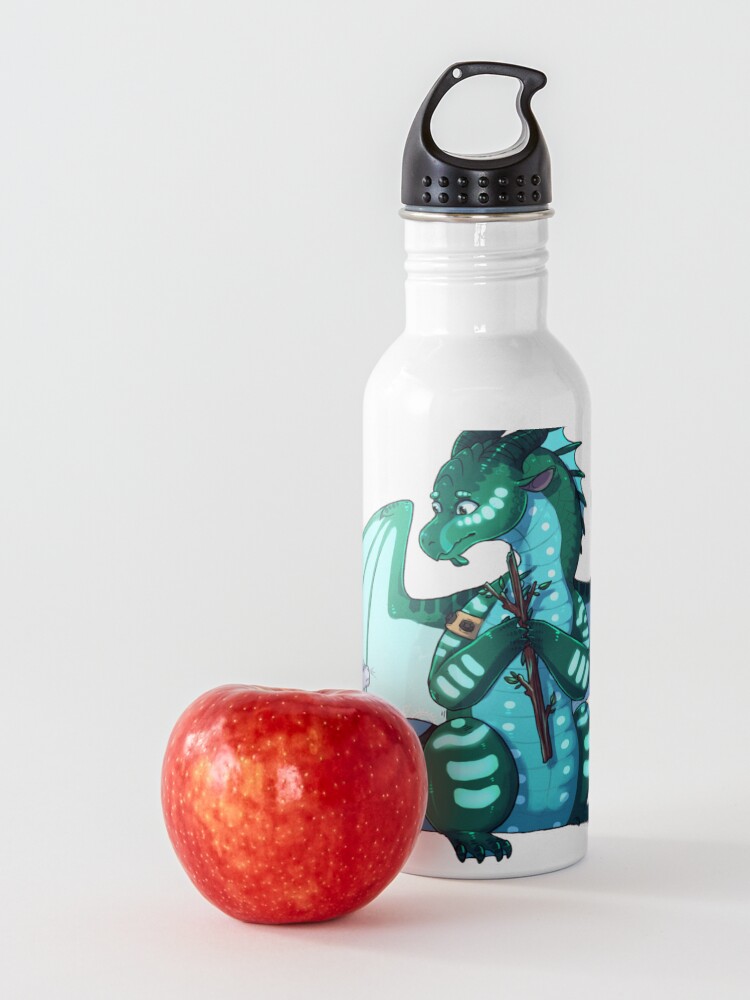 Alternate view of Wings of Fire & Warriors - Turtle and Jayfeather - Stick Bois Water Bottle