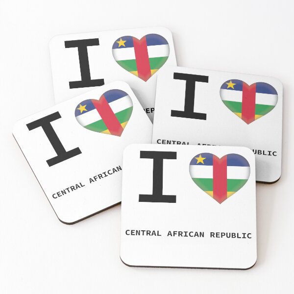 Item preview, I HEART CENTRAL AFRICAN REPUBLIC designed and sold by Mxdesign888.