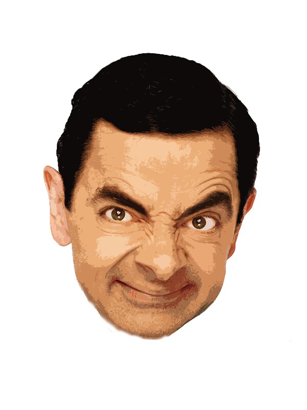 "Mr. Bean" Stickers by Shahram Saadat Redbubble