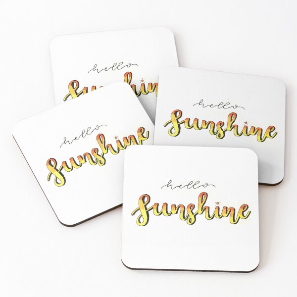 Item preview, Hello Sunshine Positive Quote designed and sold by faithful-ink.