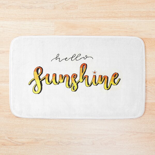 Item preview, Hello Sunshine Positive Quote designed and sold by faithful-ink.