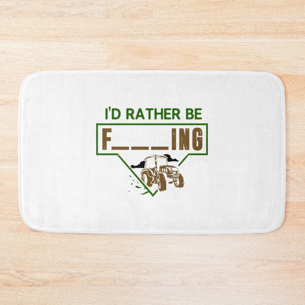 Item preview, Mens I'd Rather Be Farming Tractor Design For A Hobby Farmer print designed and sold by AYDreamers.