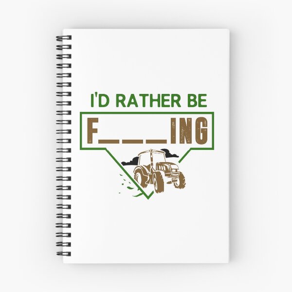 Item preview, Mens I'd Rather Be Farming Tractor Design For A Hobby Farmer print designed and sold by AYDreamers.