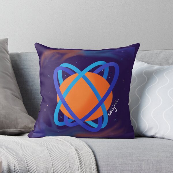 Multigender Planet Throw Pillow