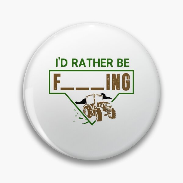 Item preview, Mens I'd Rather Be Farming Tractor Design For A Hobby Farmer print designed and sold by AYDreamers.