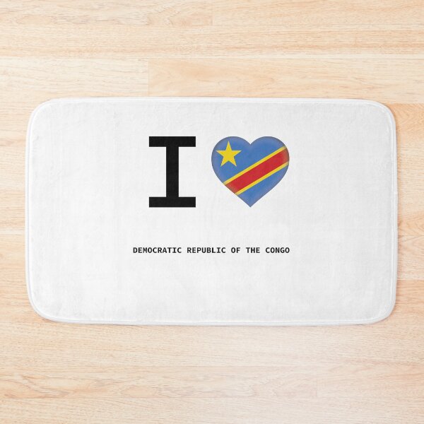 Item preview, I HEART DEMOCRATIC REPUBLIC OF THE CONGO designed and sold by Mxdesign888.