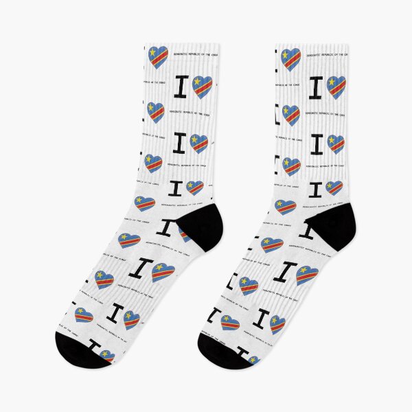 Item preview, I HEART DEMOCRATIC REPUBLIC OF THE CONGO designed and sold by Mxdesign888.