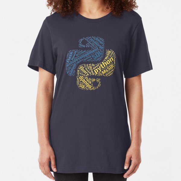 Python Programmer T-shirt & Hoodie Slim Fit T-Shirt