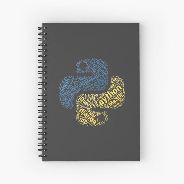 Camiseta y sudadera con capucha de Python Programmer Cuaderno de espiral