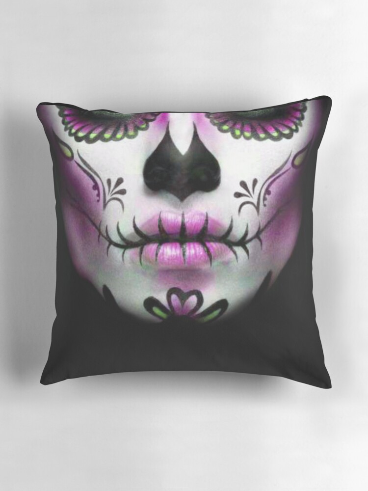 Thumbnail 3 of 4, Pillow, SKULL designed and sold by ThingsShop.