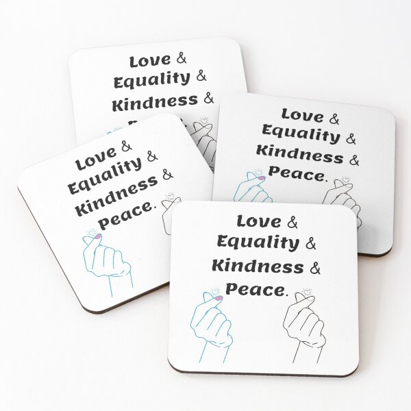 Item preview, Love & Equality and Kindness and Peace kids tshirt gift  Gift Ideas Classic T-Shirt Slim Fit T-Shirt designed and sold by hafidoox.