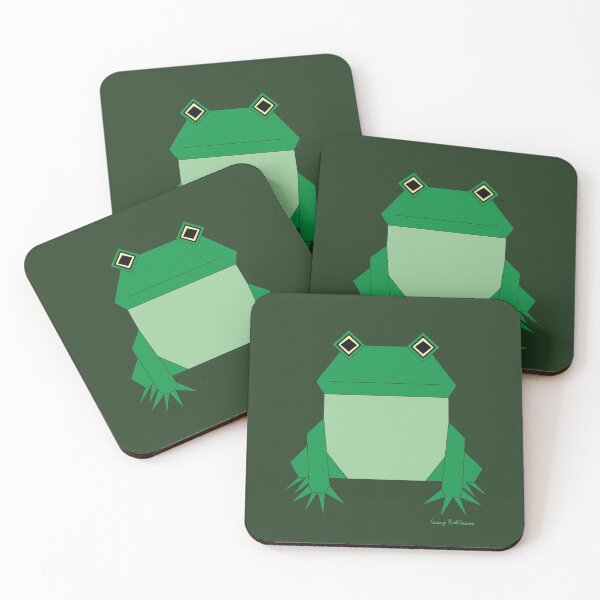 Item preview, Geometric Frog without background designed and sold by Caseymakesart.