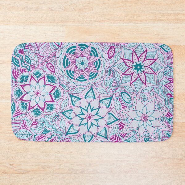 Item preview, Magenta & Hawaiian Blue Mandala Improvisation designed and sold by MarisaGoncalves.