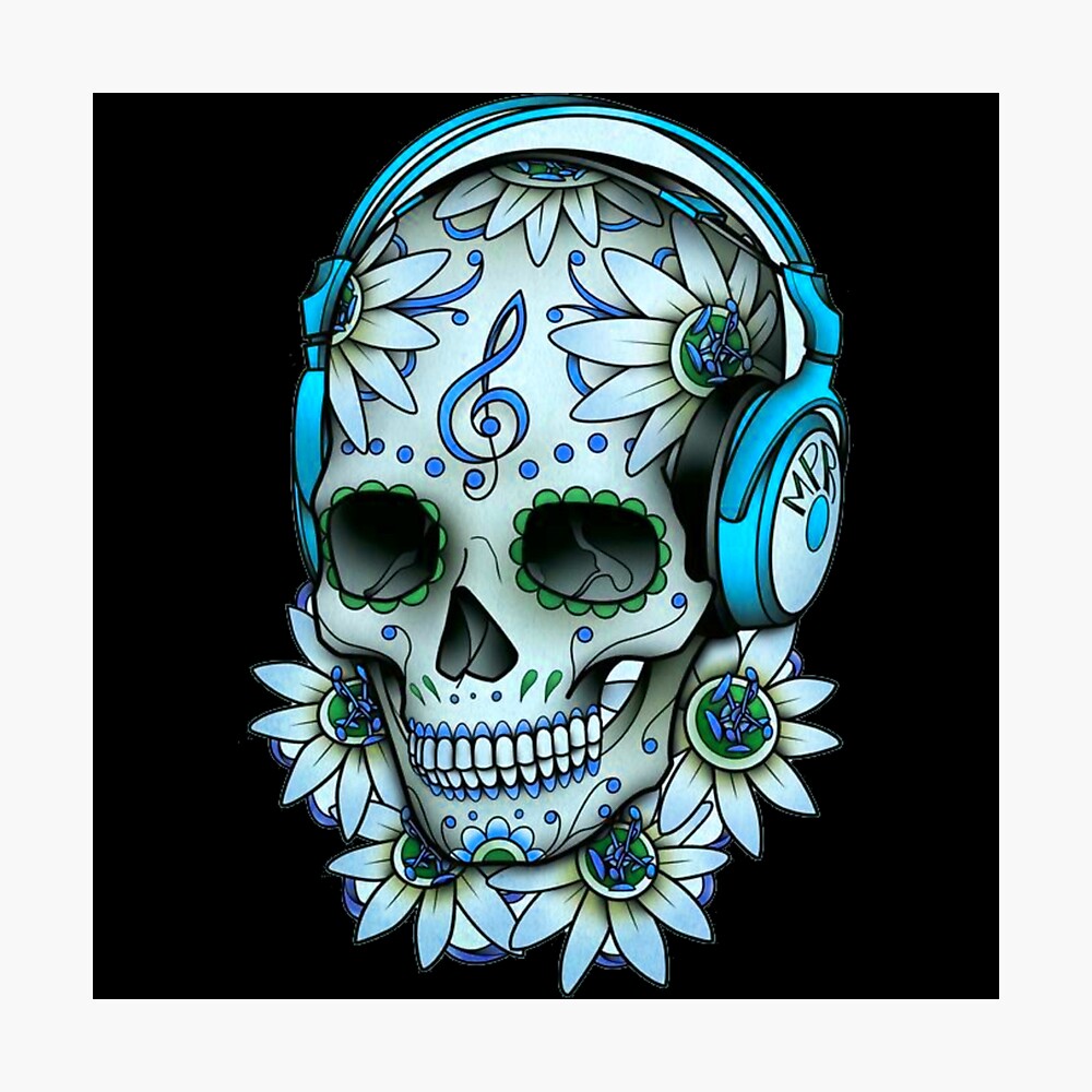 skulls music background