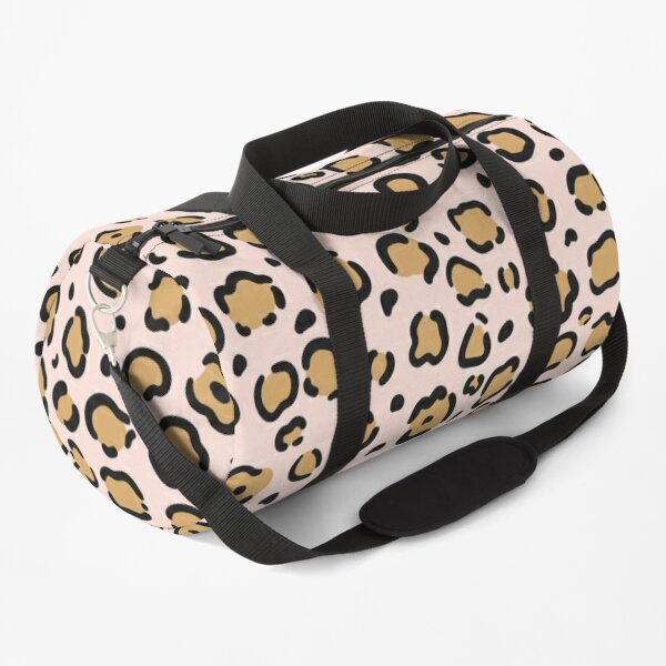 cheetah print duffle bag