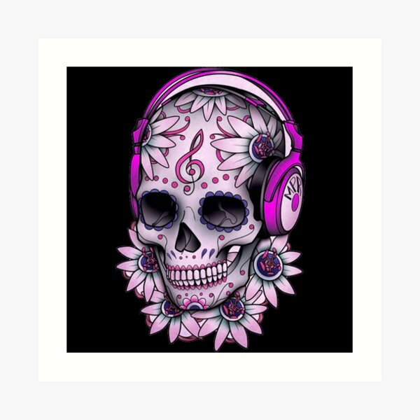 skulls music background