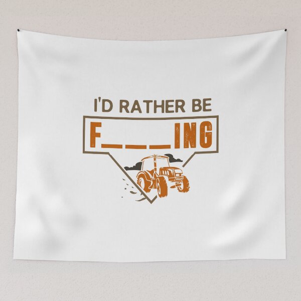 Item preview, Mens I'd Rather Be Farming Tractor Design For A Hobby Farmer graphic designed and sold by AYDreamers.