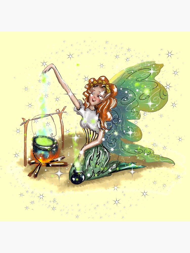 Thumbnail 4 of 4, Pillow, Chrissy The Camping Fairy™ designed and sold by TeelieTurner.