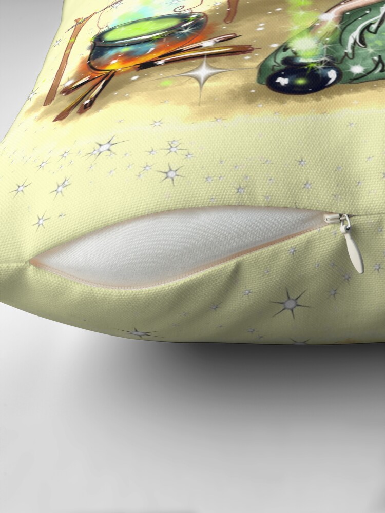 Thumbnail 2 of 4, Pillow, Chrissy The Camping Fairy™ designed and sold by TeelieTurner.