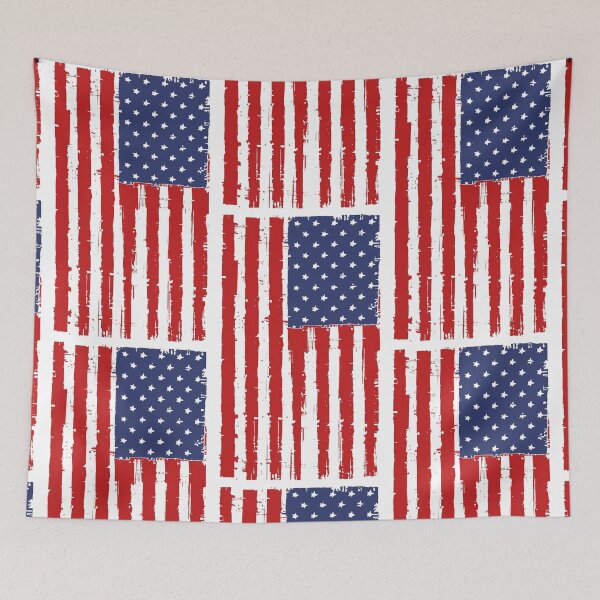Item preview, Old Glory (Distressed) designed and sold by Fantastic Factory Shop For Nerds.