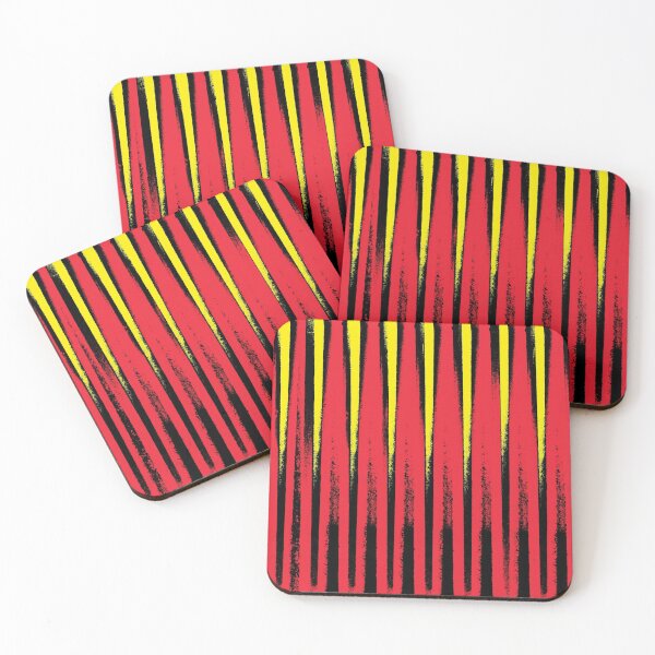 Item preview, Red and Yellow - Abstract Markings 05 designed and sold by QuarterMoon.