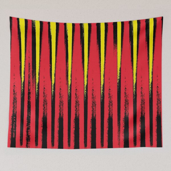Item preview, Red and Yellow - Abstract Markings 05 designed and sold by QuarterMoon.