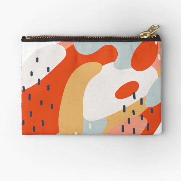 Abstract Tangle 2 Zipper Pouch