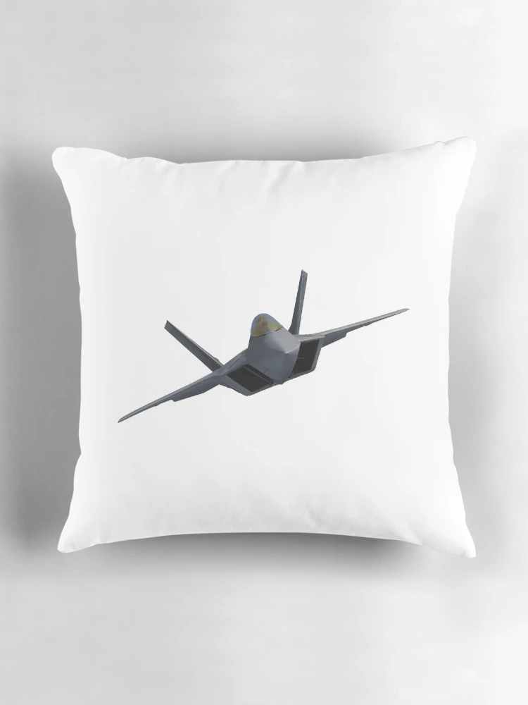 Thumbnail 3 of 4, Pillow, F22 Raptor designed and sold by powerpointer.