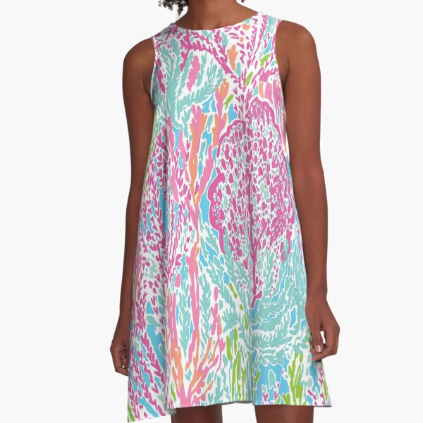Lilly Inspired Print A-Line Dress