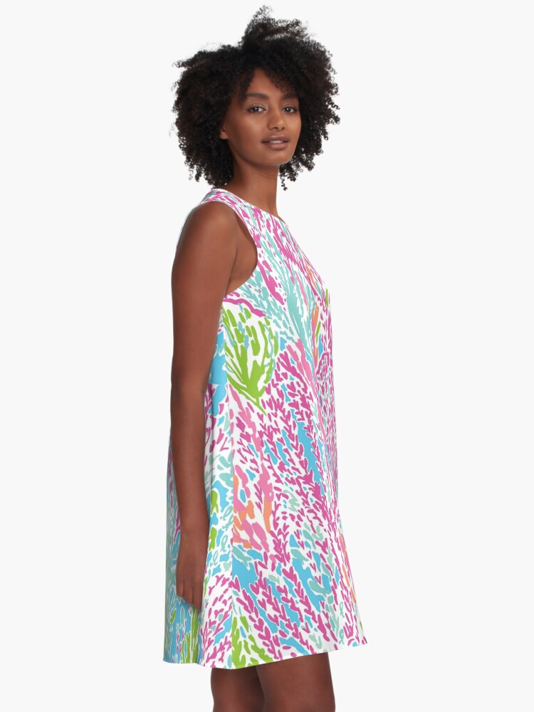 Alternate view of Lilly Inspired Print A-Line Dress