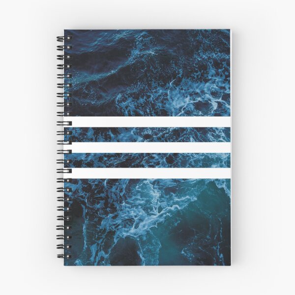 Item preview, Horizon Blue Waves with White designed and sold by ambience.