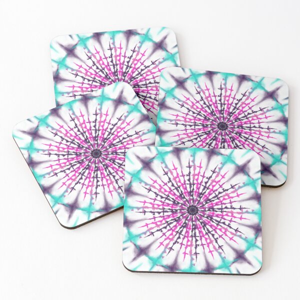 Item preview, Tie and Dye Cool Colored Mandala Pattern  designed and sold by Malha Malha.