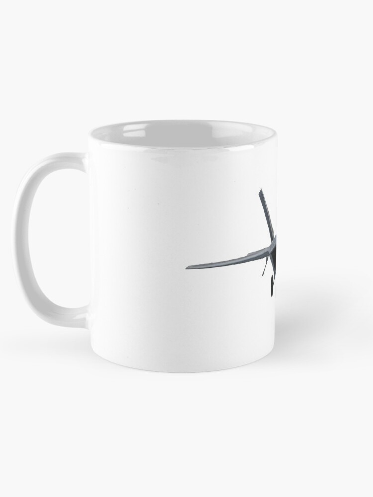 Aperçu 5 sur 6. Mug à café avec l'œuvre F22 Raptor créée et vendue par powerpointer.