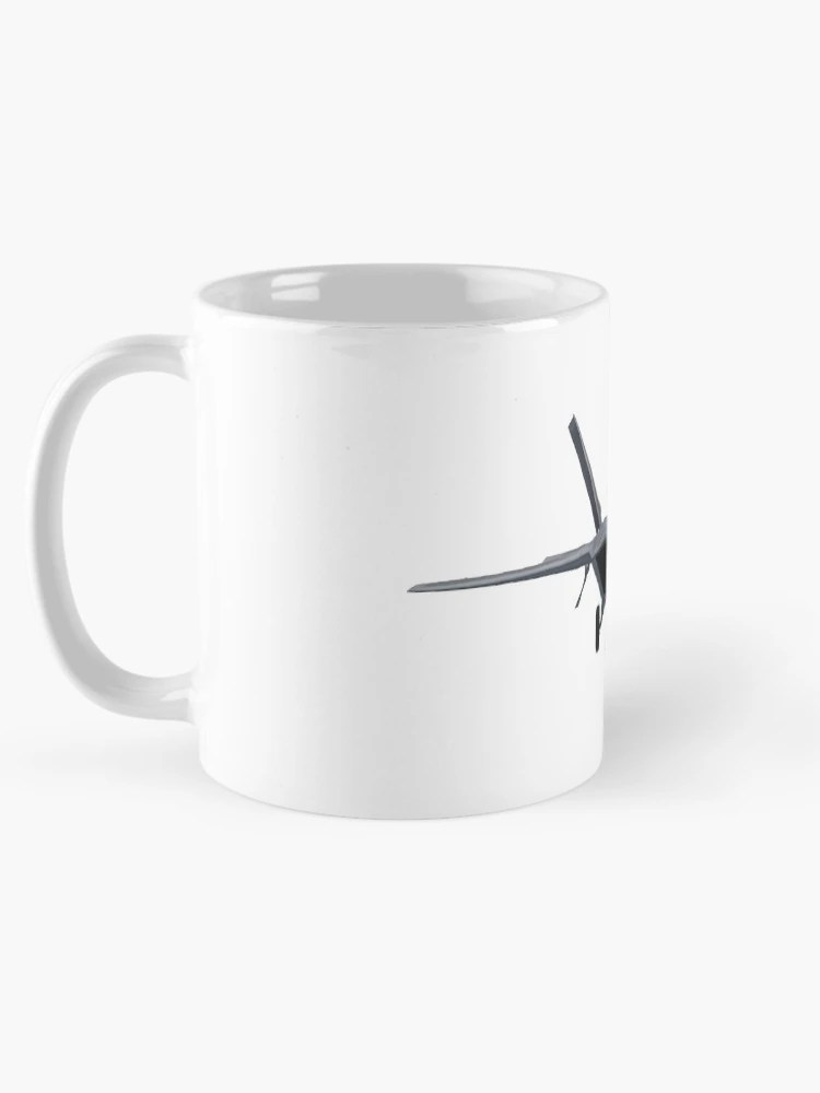 Aperçu 5 sur 6. Mug à café avec l'œuvre F22 Raptor créée et vendue par powerpointer.