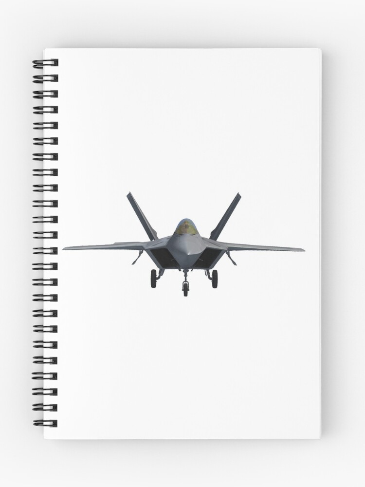 Aperçu 1 sur 3. Carnet avec l'œuvre F22 Raptor créée et vendue par powerpointer.