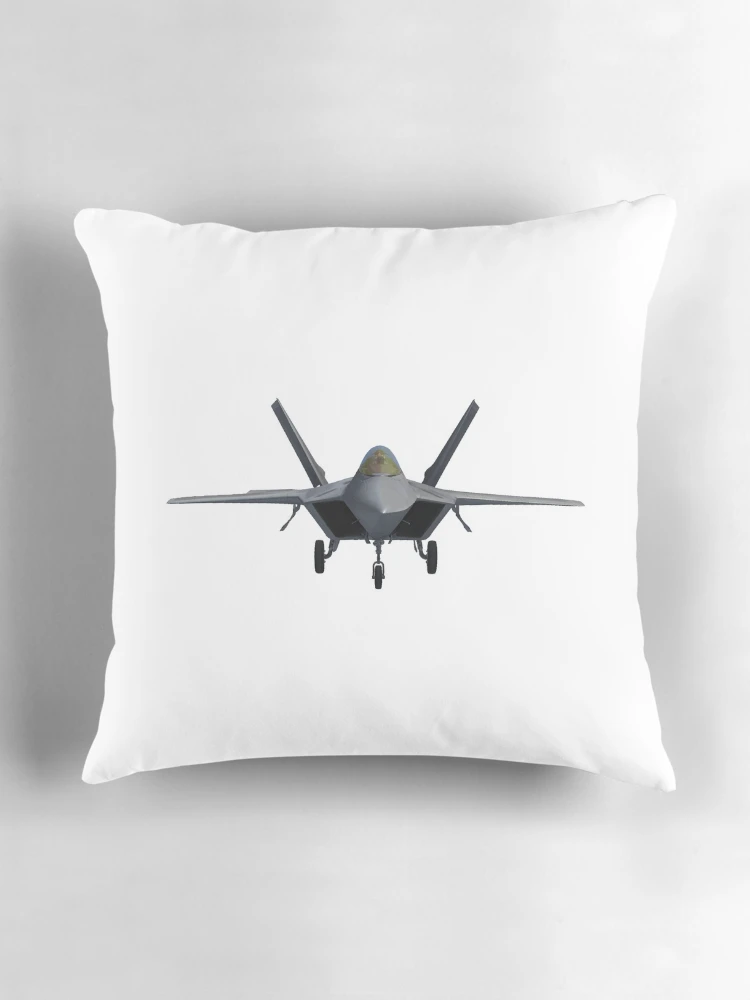 Thumbnail 3 of 4, Pillow, F22 Raptor designed and sold by powerpointer.
