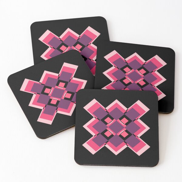 Item preview, PINK AND PURPLE SQUARES designed and sold by damek.
