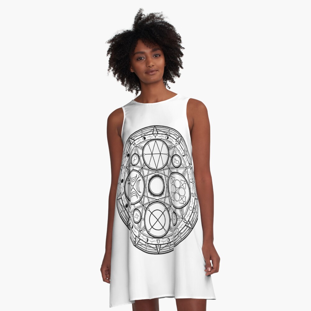 Item preview, A-Line Dress designed and sold by tamborjam.
