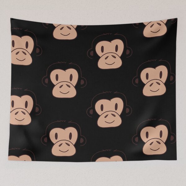 Item preview, monkey face  designed and sold by pirminio.