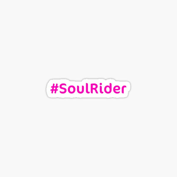 Pink #SoulRider Sticker
